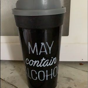 May contain alcohol cup with top